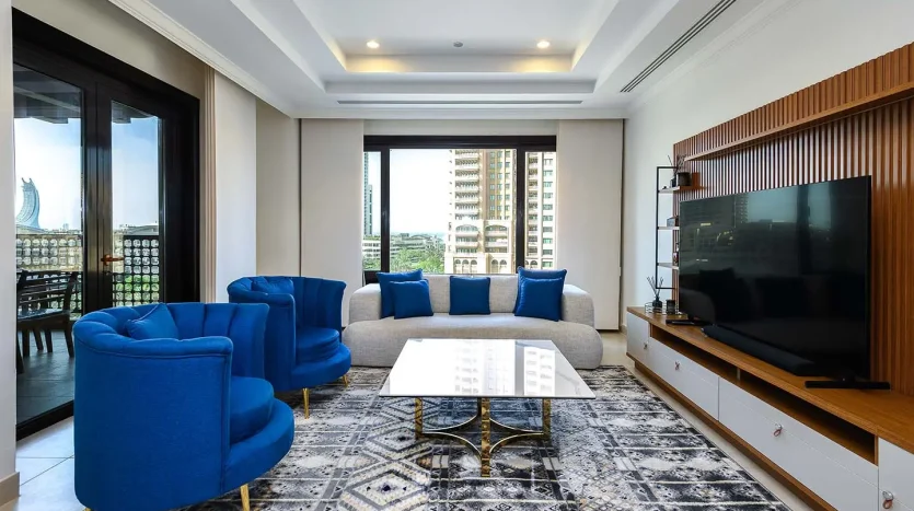 Chic apartment with modern furniture